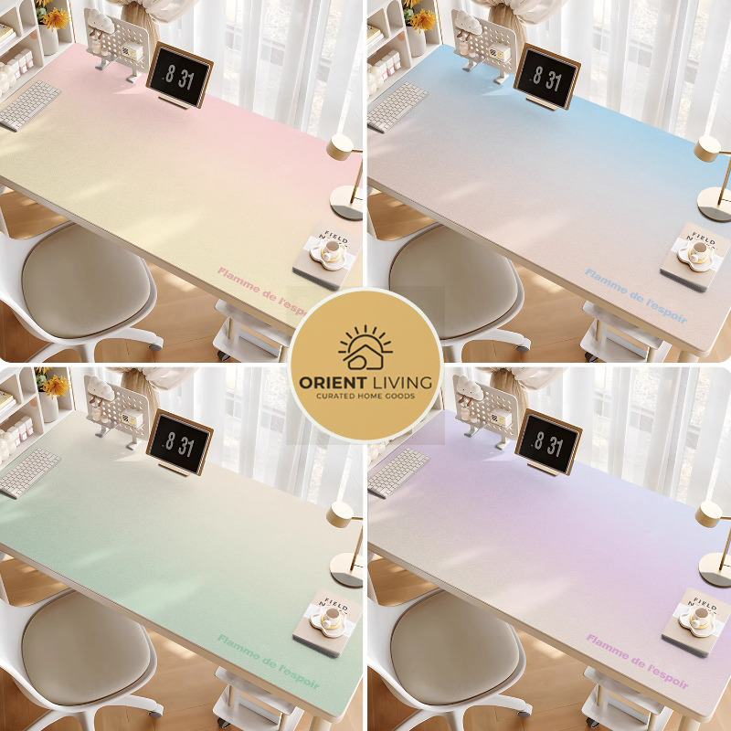 Gradient PU Leather Desk Mat – Minimalist & Aesthetic Workspace Accessory