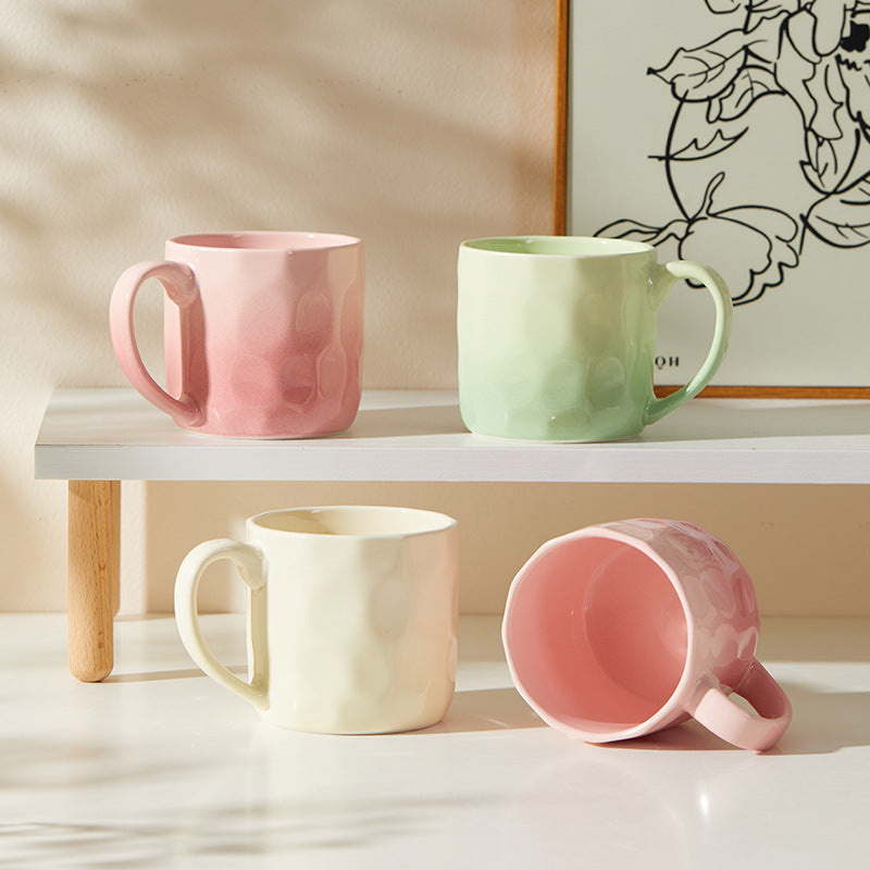 Creamy Ceramic Mug | Soft-Tone Minimalist Coffee Cup