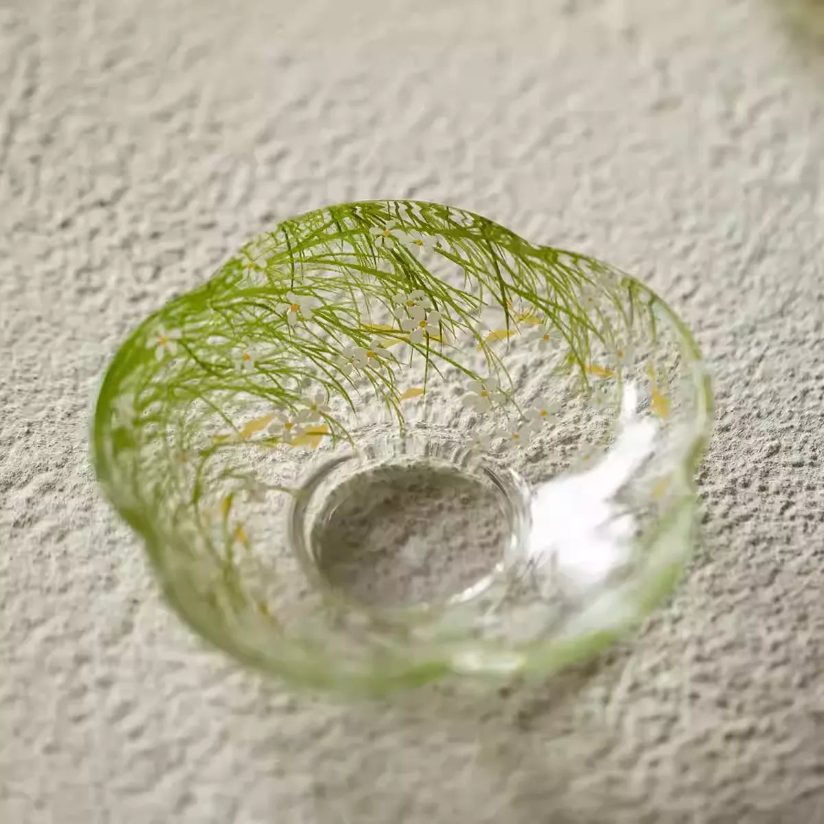 Hand-Painted Borosilicate Glass Gaiwan